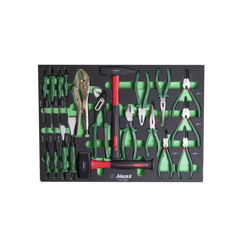 HANS fogó + ütőszerszámkészlet 20r. TTF-20Z fiókmodul