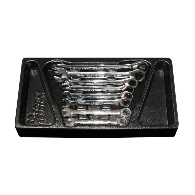 HANS racsnis csillag-villás kulcs készlet 8r. 8-19mm CrV TT-32 fiókmodul