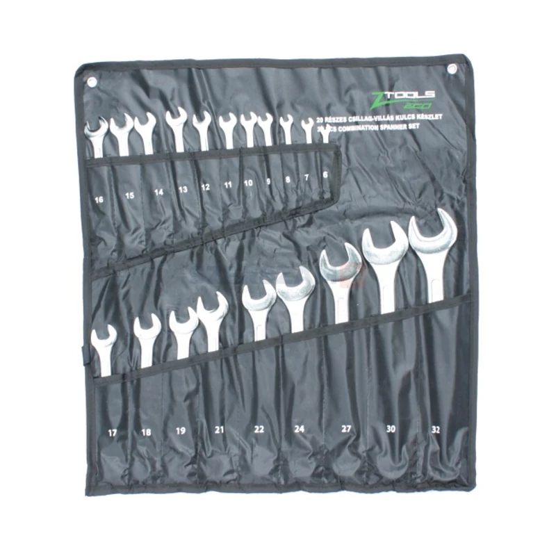 Z-TOOLS csillag-villás kulcskészlet 20r. 6-32mm CrV