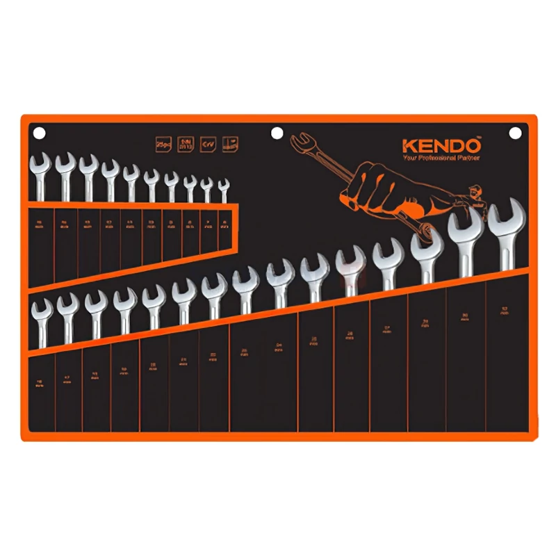 KENDO csillag-villás kulcskészlet 25r. 6-32mm CrV No.15249