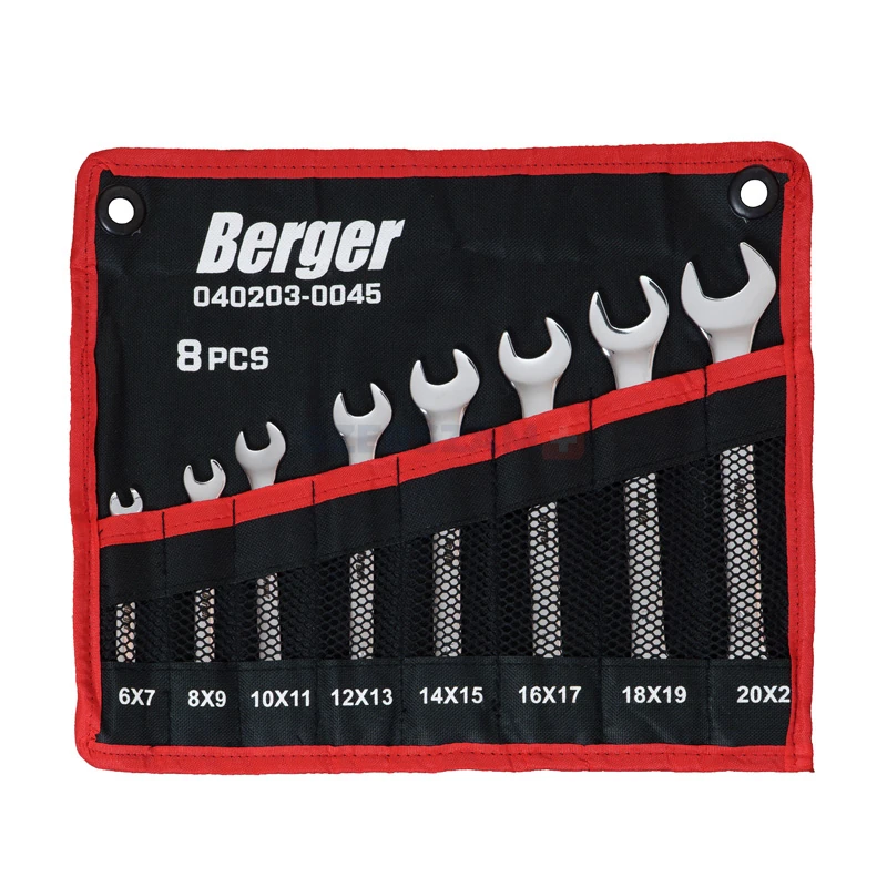 BERGER villáskulcs készlet 8r. 6-22mm CrV