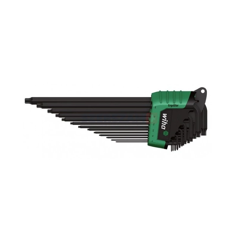 WIHA ErgoStar MagicSpring TORX kulcs készlet hosszú 13r. T5-45 366RHZ13/No.36503