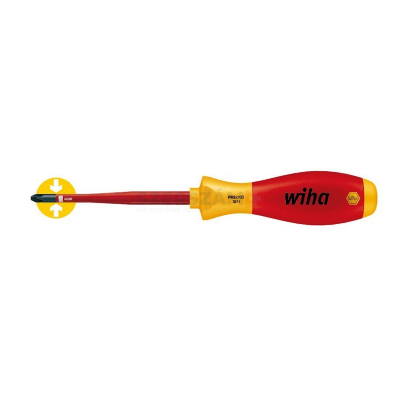 WIHA SoftFinish electric slimFix VDE Phillips csavarhúzó PH2x100 3211/No.35394