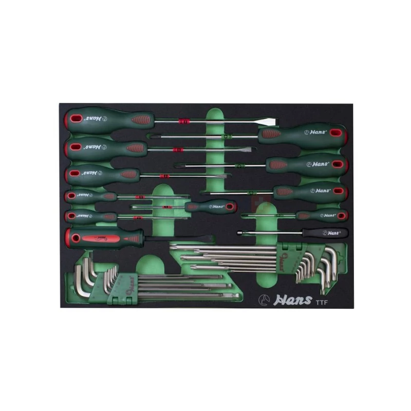 HANS csavarhúzó + imbuszkulcs készlet 30r. TTF-30U fiókmodul