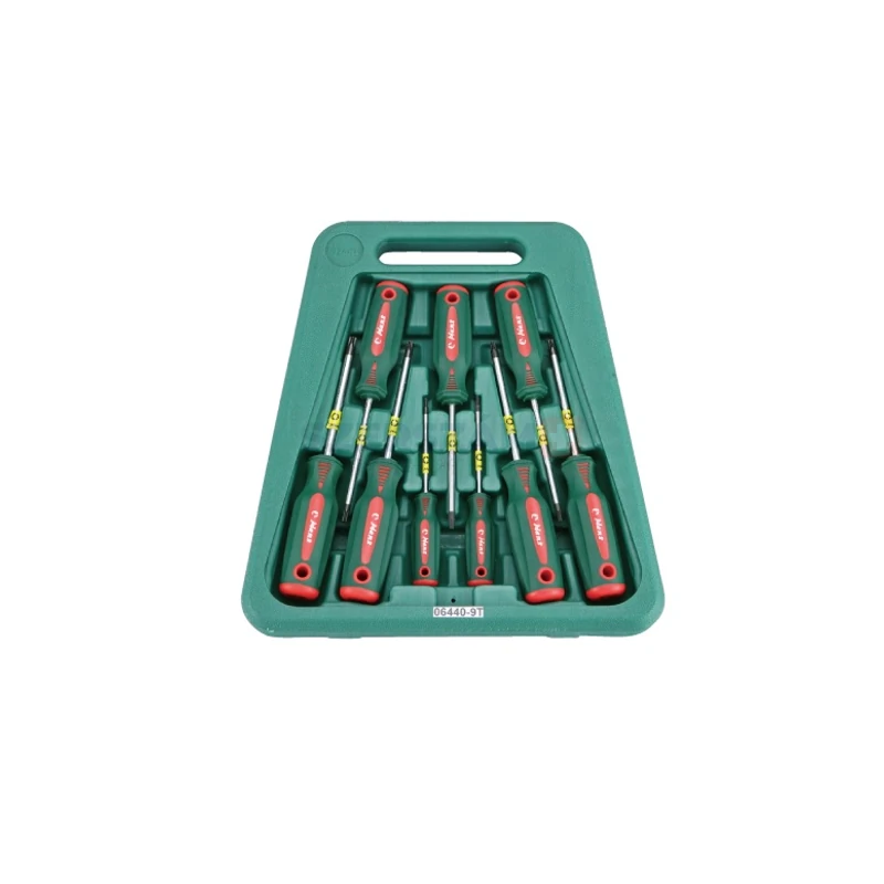 HANS furatos TORX Csavarhúzó készlet 9r. TH8-TH40 CrV 06450-9TH