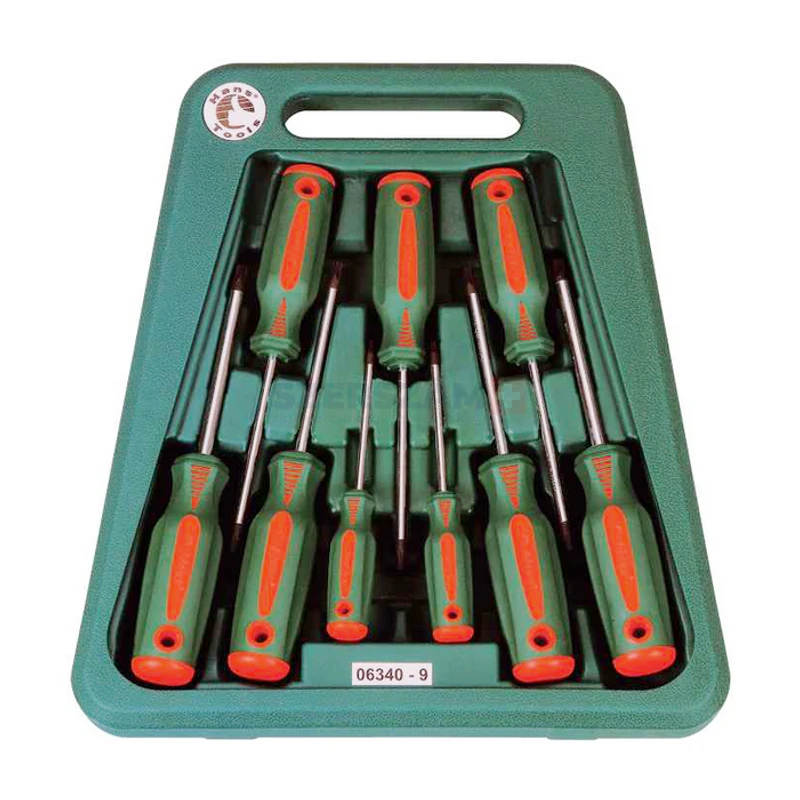 HANS TORX csavarhúzó készlet 9r.T8-T40 CrV 06440-9T
