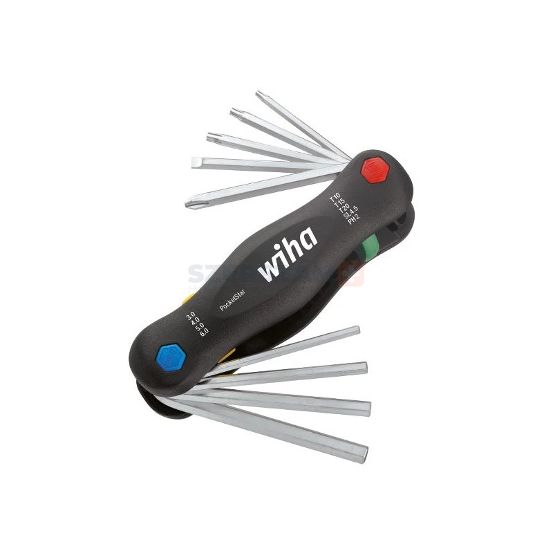 WIHA PocketStar vegyes kulcs klt. 9r. SL+PH+SW+T 351PG9X/No.25293