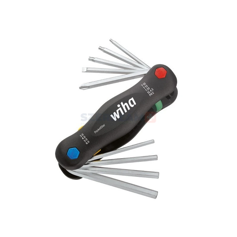 WIHA PocketStar vegyes kulcs klt. 9r. SL+PH+SW+T 351PG9X/No.25293