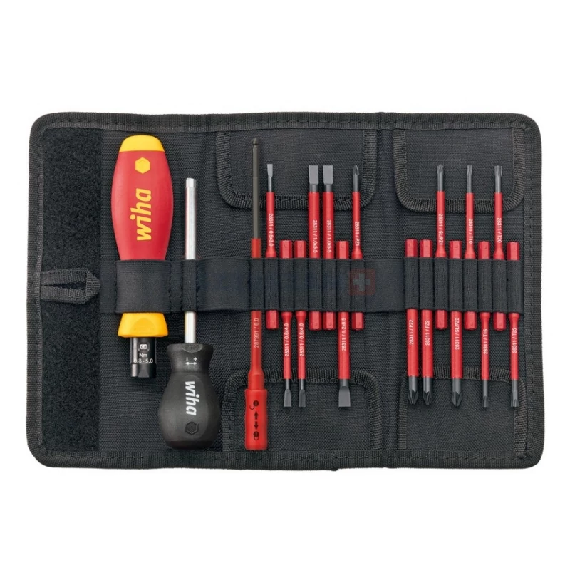 WIHA TorqueVario-S VDE nyomaték csavarhúzó készlet 18r. SL+PH+PZ+SL/PZ+T 0,8-5Nm 2872T18/No.36791