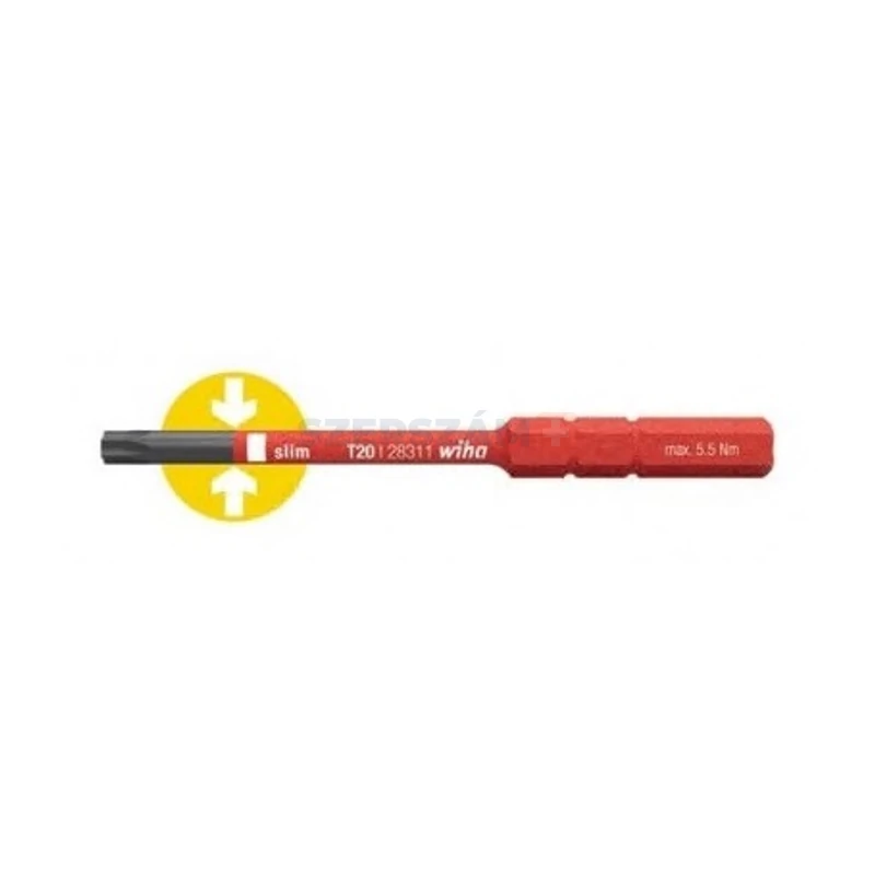 WIHA slimBit electric VDE TORX bit hegy T8x75 2831-15/No.35506