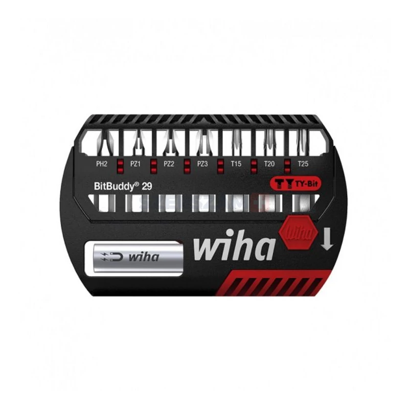 WIHA BitBuddy29 TY-bitkészlet 8r. PH2+PZ+T SB7945TY903/No.42137