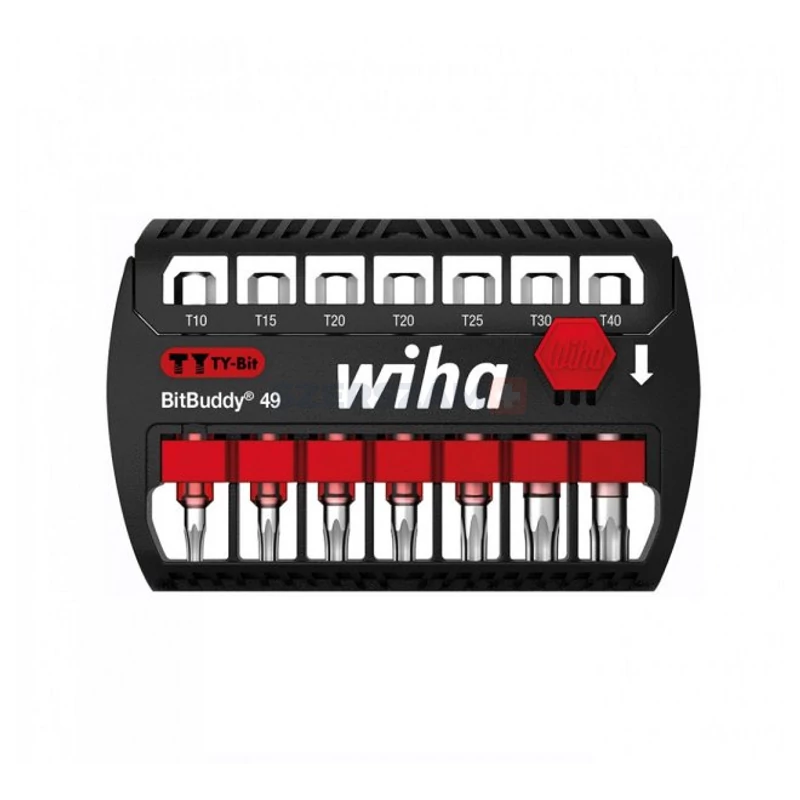 WIHA BitBuddy49 TY-bitkészlet 7r. TORX T10-T40 SB7946TY505/No.42115