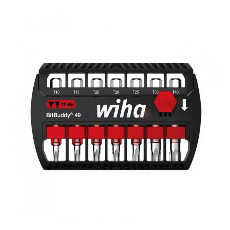 WIHA BitBuddy49 TY-bitkészlet 7r. TORX T10-T40 SB7946TY505/No.42115