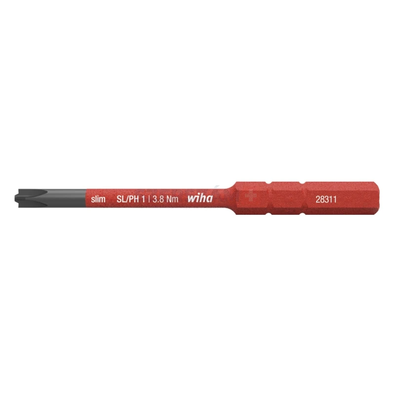WIHA slimBit electric VDE Xeno bit hegy SL/PH2x75 2831-13/No.34588