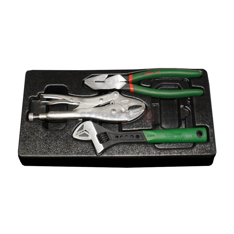 HANS állítható villáskulcs+2db fogó készlet 3r. TT-23 fiókmodul