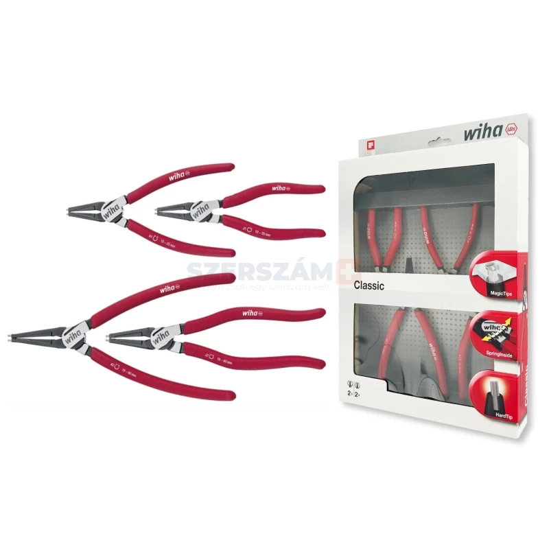 WIHA MagicTips seegergyűrű fogó készlet 4r. Z99000701/No.34708