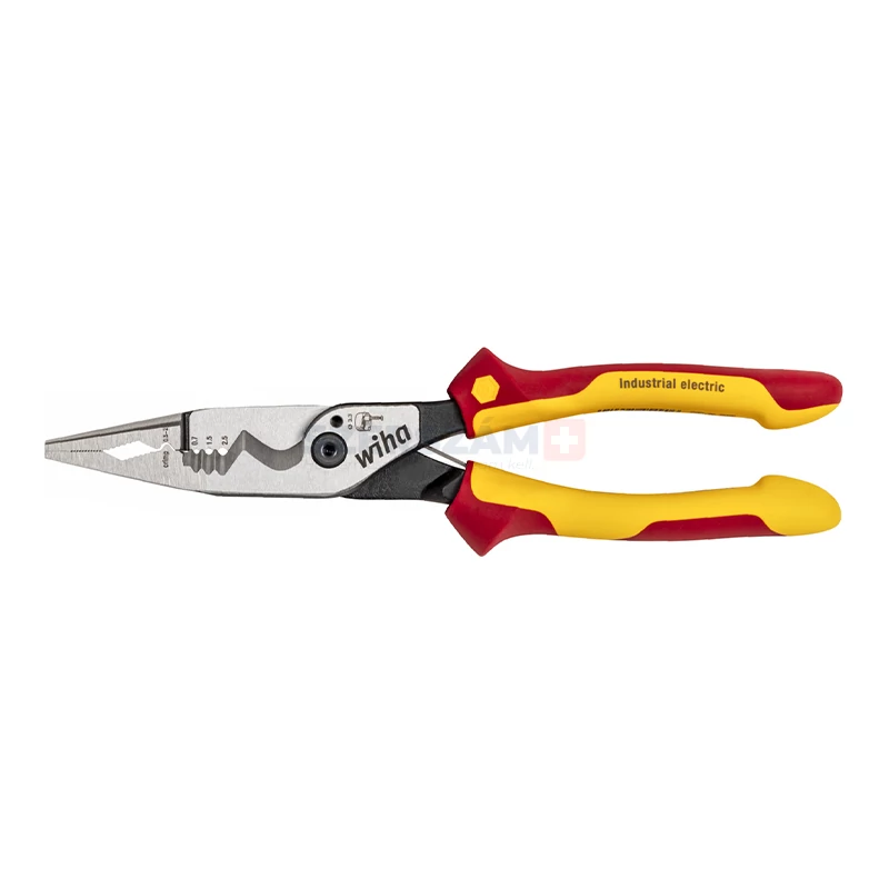 WIHA Industrial electric VDE 8-in-1 multifunkciós villanyszerelő fogó 225 Z13009/No.45705