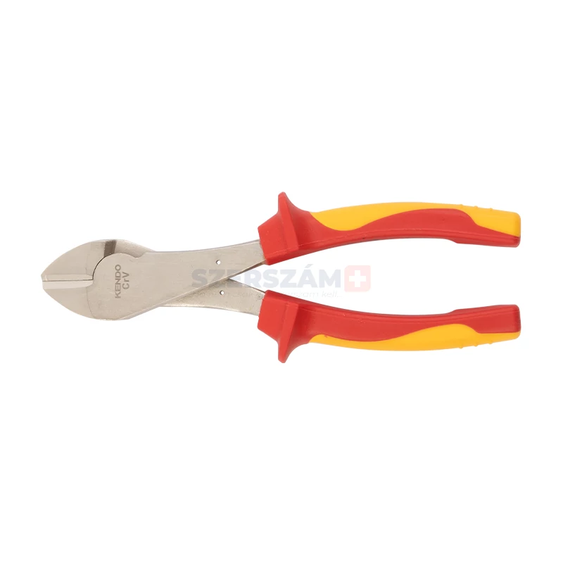 KENDO VDE szigetelt oldalcsípő fogó 180mm CrV No.11014