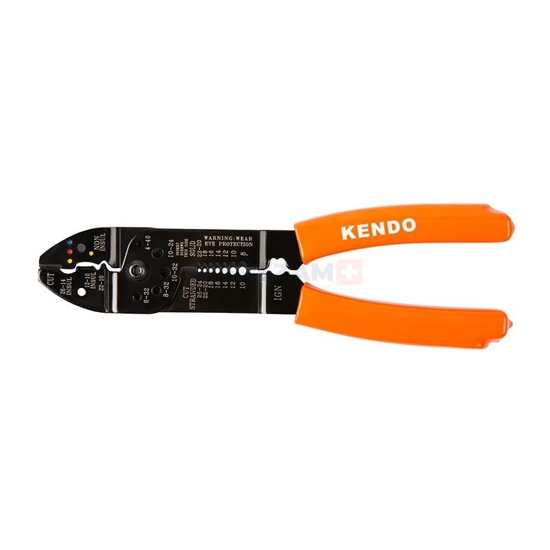 KENDO többcélú saruzó fogó 210mm 0,75-6,0mm2 No.11704