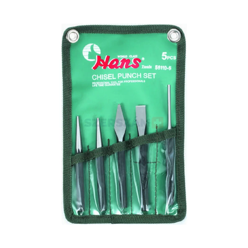 HANS kiütő-hidegvágó készlet 5r. CrMo 56110-5