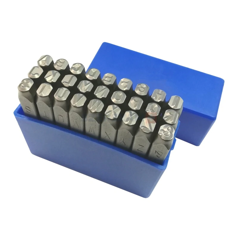 Betűbeütő készlet angol ABC 27r. 5,0mm CrV