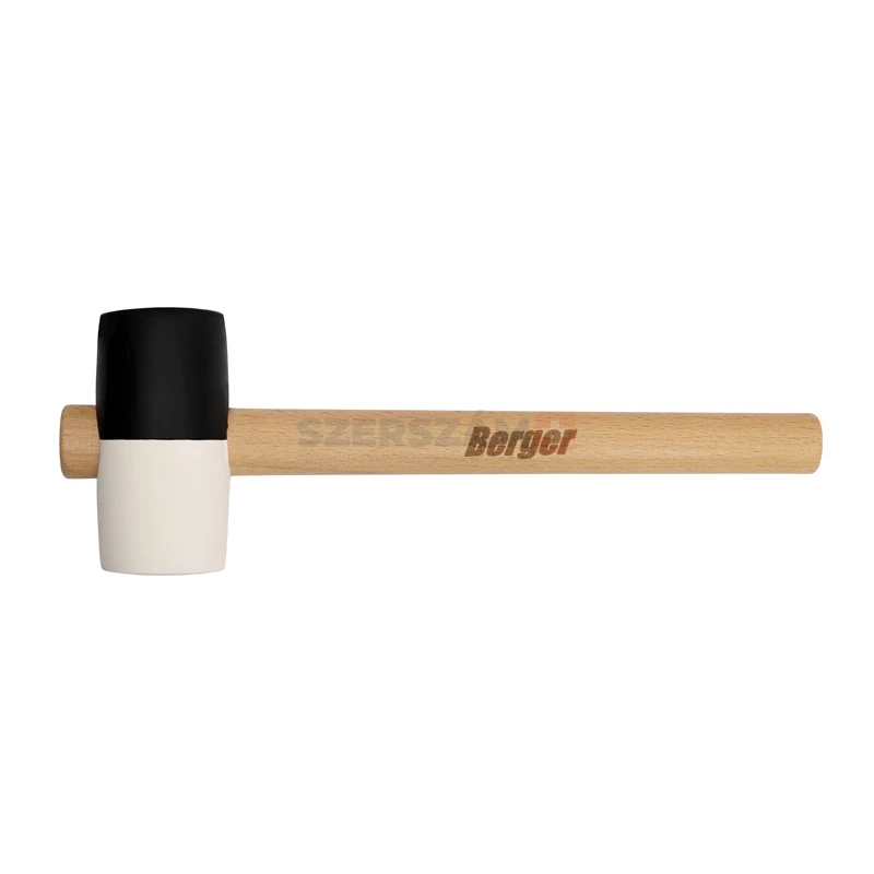 BERGER gumikalapács 500g d60 fekete-fehér