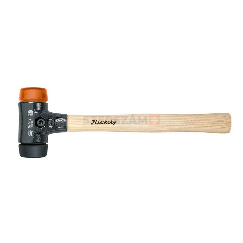 WIHA cserélhető műanyag/gumi fejes kalapács narancs/fekete 620g d40 832-38/No.26612
