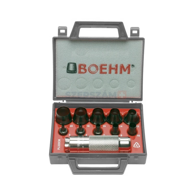 BOEHM tömítéskivágó készlet 10+1r. 3-20mm JLB320CM