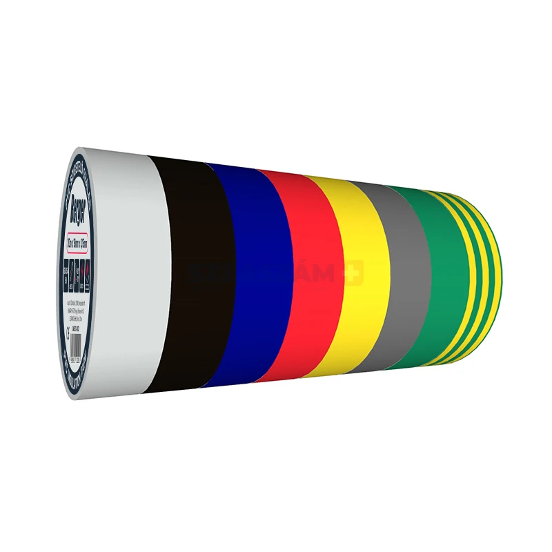 BERGER PVC szigetelőszalag Piros 20mx19mm/0,15mm