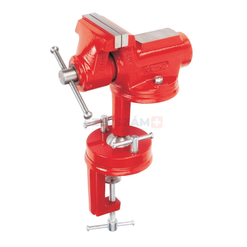 YORK műszerész satu gömbcsuklós, kengyeles 80mm HANDY KUS 080