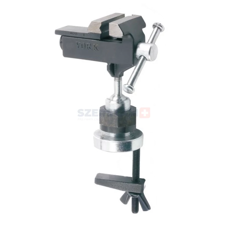 YORK műszerész satu gömbcsuklós, kengyeles 45mm MINOR 45 KUS