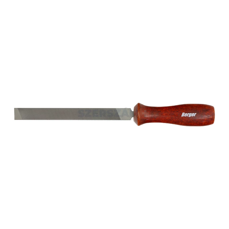BERGER lapos láncreszelő, nyelezve 150mm
