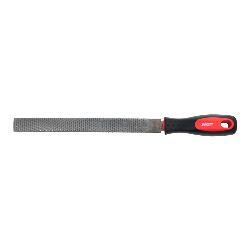 BERGER lapos tompavégű faráspoly nyelezve 250mm/2