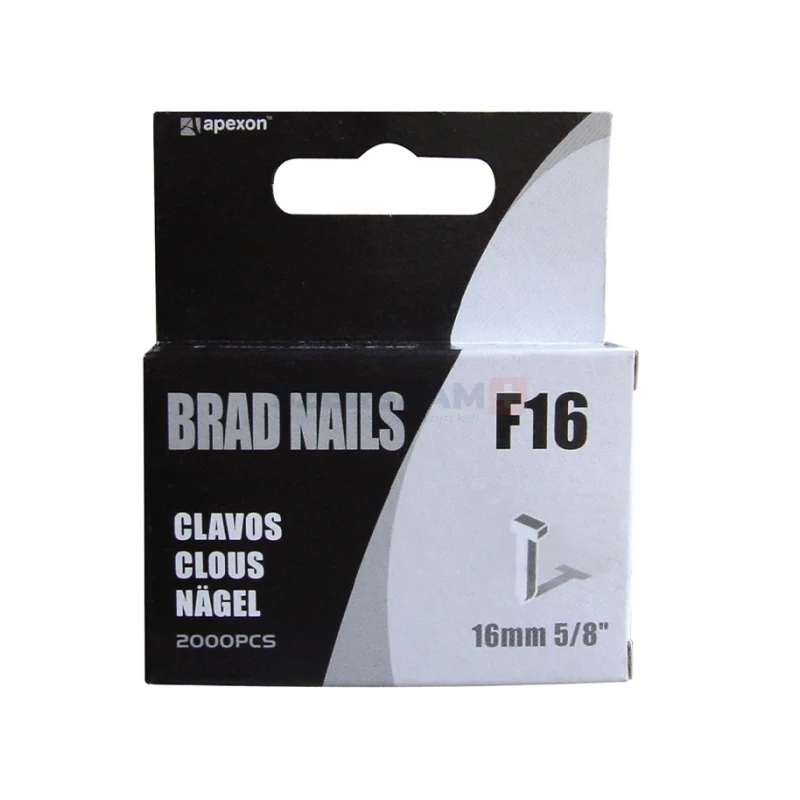 APEXON tűzőgépszeg 16x2,1x1,1mm 2000db F16/2M