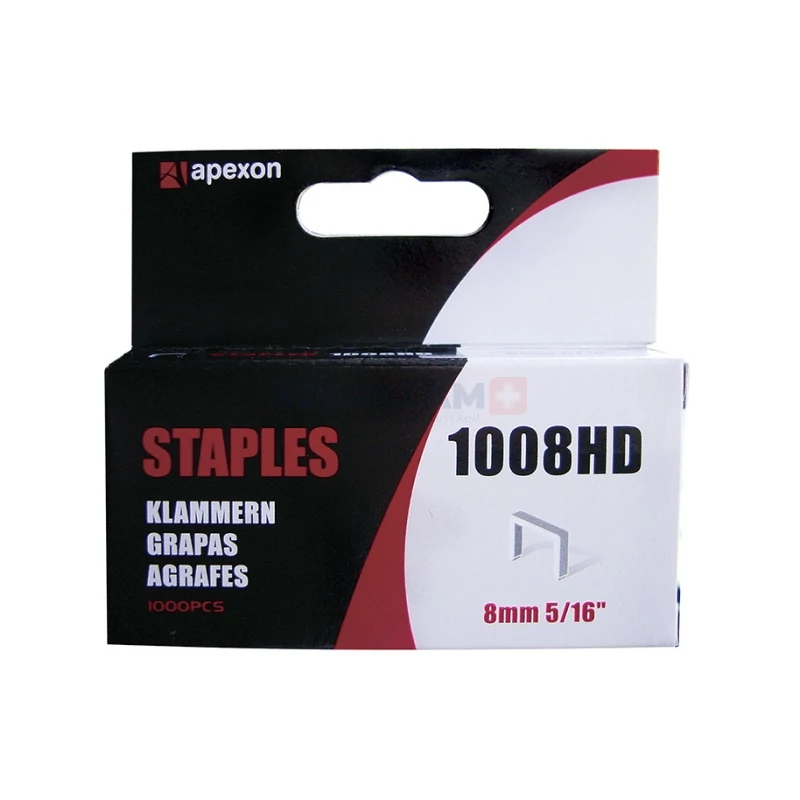 APEXON tűzőgépkapocs lapos 8mm 1000db 1008HD/M (Rapid140)