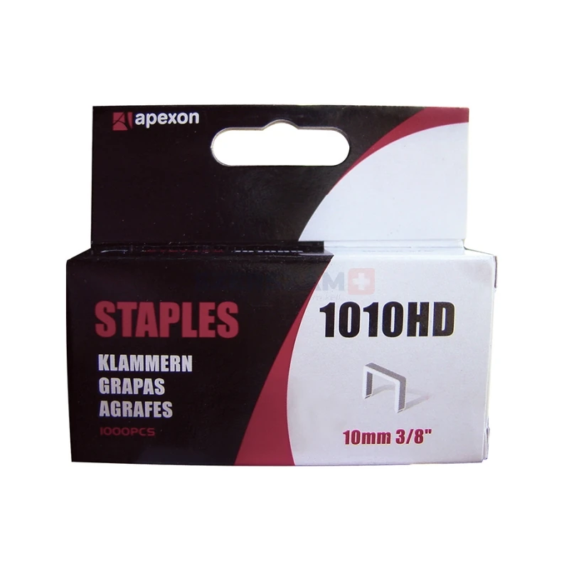 APEXON tűzőgépkapocs lapos 10mm 1000db 1010HD/M (Rapid140)