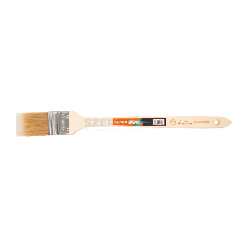 KENDO radiátor ecset, fa nyéllel 2"/50mm No.46216
