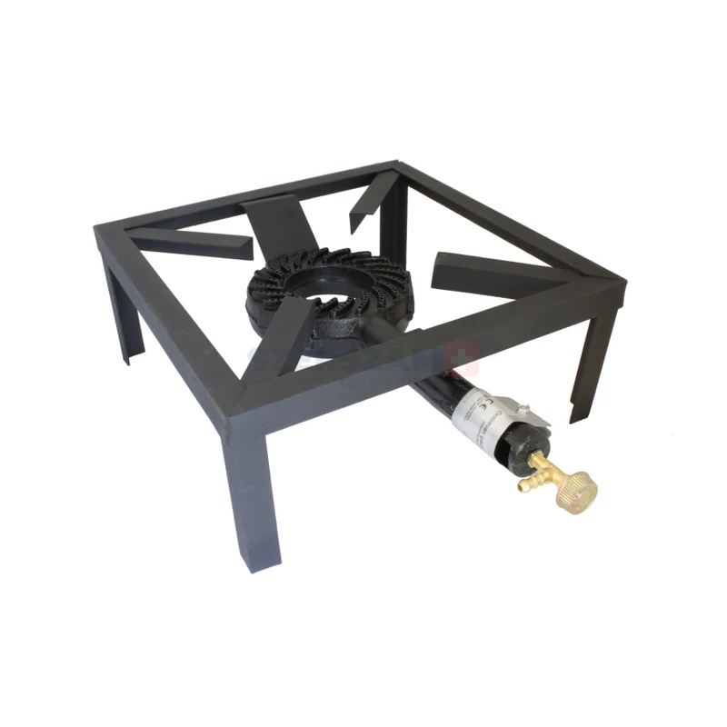 Z-TOOLS gázzsámoly 8kW 4 lábú öntöttvas - acél