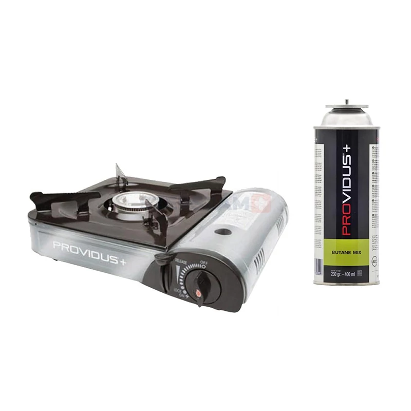PROVIDUS asztali campingfőző FC300G + ajándék gázpalack 230g CGV230LC