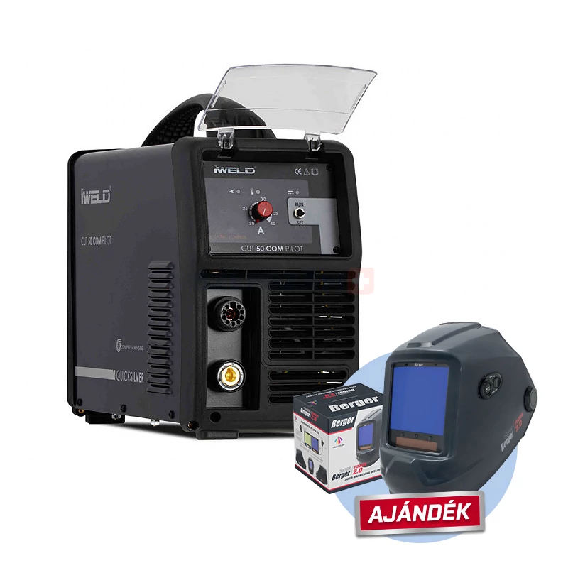 IWELD CUT 50 COM PILOT inverteres plazmavágó + beép. kompresszor 800CUT50PTCOM