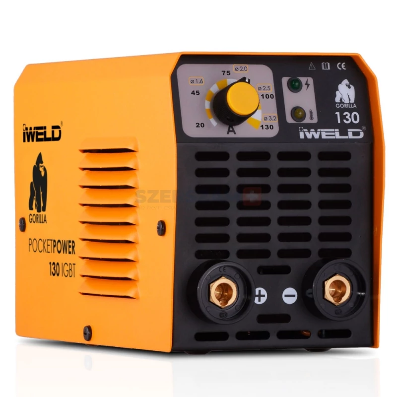 IWELD GORILLA Pocketpower 130 (120A) hegesztő inverter 80POCPWR130