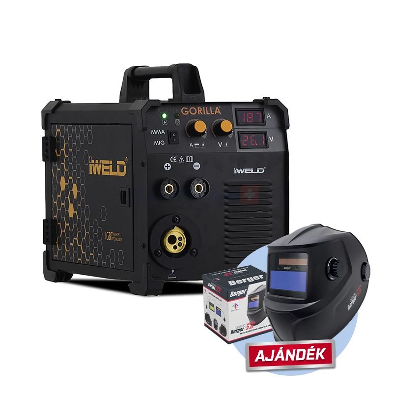IWELD Gorilla Pocketmig 195 Aluflux hegesztő inverter 80POCMIG195