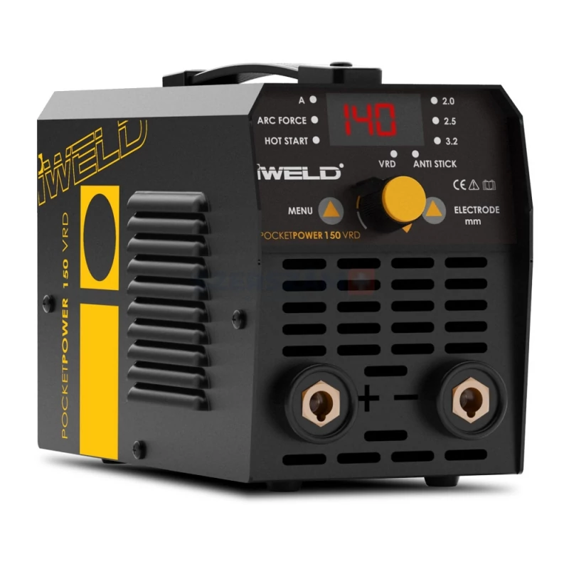 IWELD GORILLA Pocketpower 150 (140A) VRD hegesztő inverter + koffer 80POCPWR150