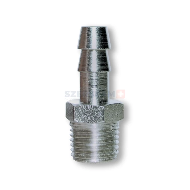 GAV tömlővéges csatlakozó, külső menetes d6mm-1/4" 1233/2