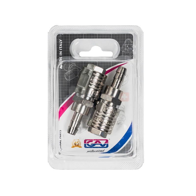 GAV gyorscsatlakozó, tömlővéges 8mm 112/C2 bliszter (2db)