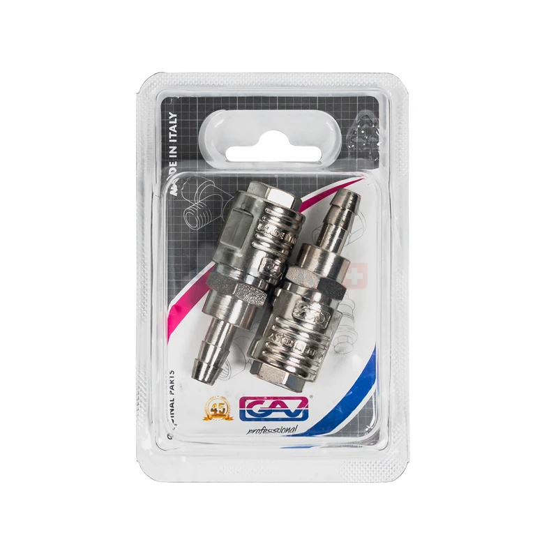 GAV gyorscsatlakozó, tömlővéges 8mm 112/C2 bliszter (2db)