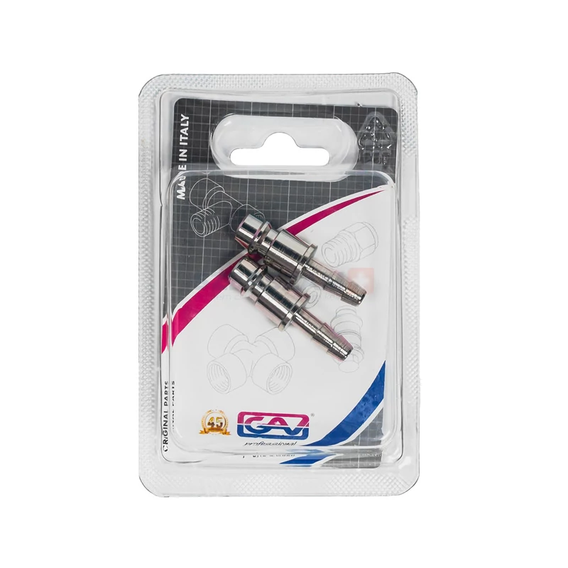 GAV feltűző, tömlővéges d6mm 113C/1 bliszter (2db)