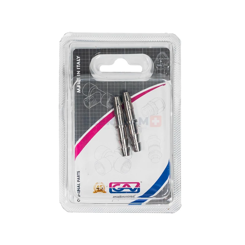 GAV tömlővéges közdarab toldó d6-6mm 46C/1 bliszter (2db)