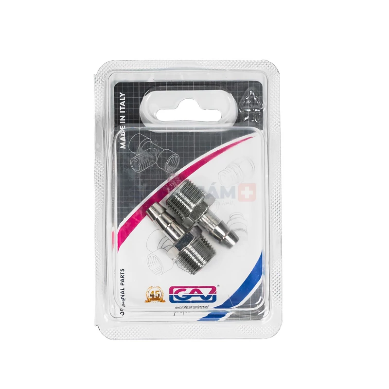 GAV tömlővéges csatlakozó, belső menetes d6mm-1/4˝ 1227/1 bliszter (2db)