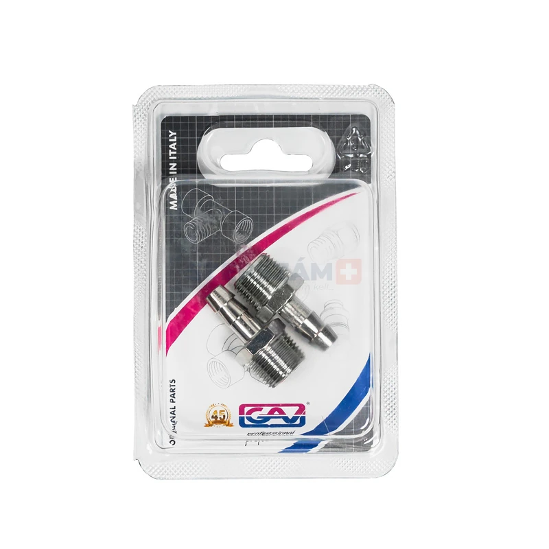 GAV tömlővéges csatlakozó, belső menetes d6mm-1/4˝ 1227/1 bliszter (2db)